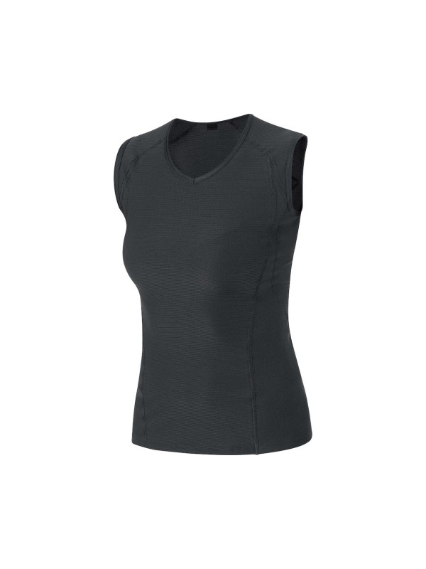 ŽENSKA SPODNJA MAJICA GORE BASE LAYER SLEEVELESS SHIRT črna