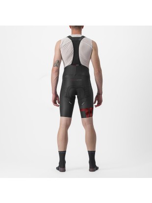 KOLESARSKE HLAČE CASTELLI FREE AERO RC KIT BIBSHORT črno/rdeča