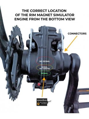 E-BIKE TUNING ČIP SPEEDBOX BOSCH 1.2 SMART SYSTEM (RIM MAGNET)