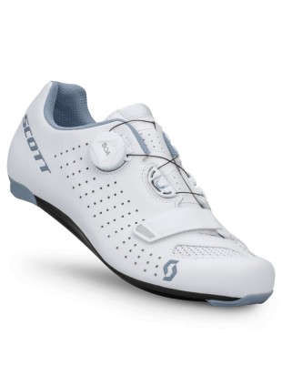 ŽENSKI CESTNI KOLESARSKI ČEVLJI SCOTT ROAD COMP BOA® matt white/light blue