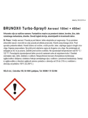 SPREJ ZA AMOARTIZER BRUNOX TURBO 100 ml