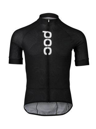 KOLESARSKA MAJICA POC ESSENTIAL ROAD LOGO JERSEY črna