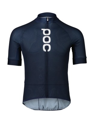 KOLESARSKA MAJICA POC ESSENTIAL ROAD LOGO JERSEY temno modra