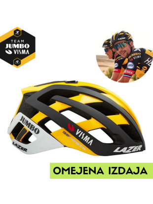 KOLESARSKA ČELADA LAZER GENESIS - TEAM JUMBO VISMA edition