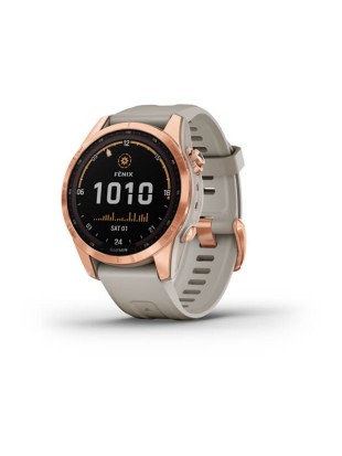 ŠPORTNA URA GARMIN FENIX® 7S SOLAR rose gold/light sand