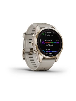 ŠPORTNA URA GARMIN FENIX® 7S SAPPHIRE SOLAR cream gold/light sand