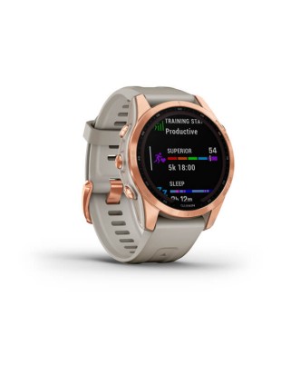 ŠPORTNA URA GARMIN FENIX® 7S SOLAR rose gold/light sand