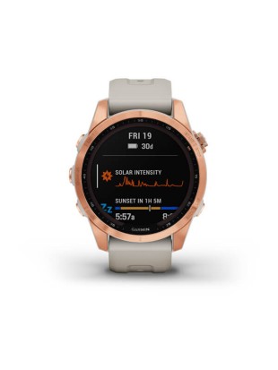 ŠPORTNA URA GARMIN FENIX® 7S SOLAR rose gold/light sand