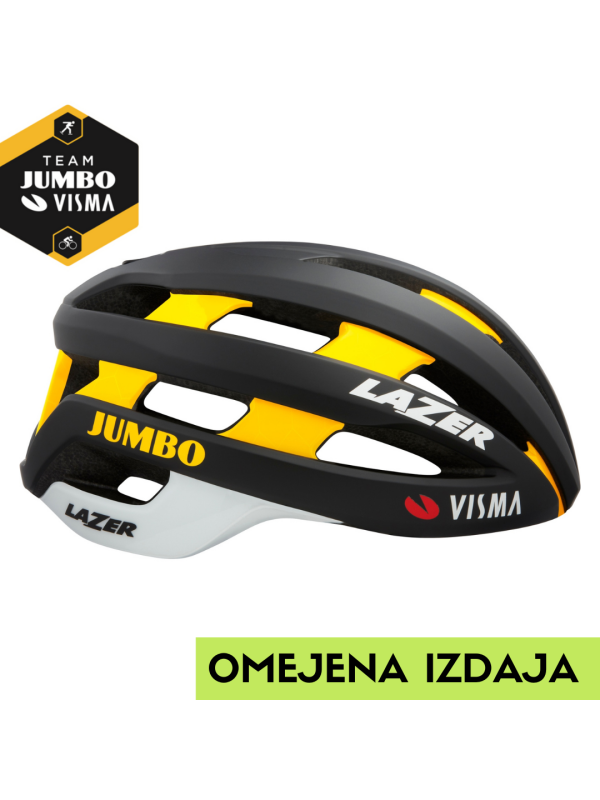 KOLESARSKA ČELADA LAZER SPHERE - TEAM JUMBO VISMA edition