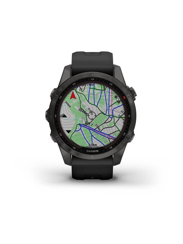 ŠPORTNA URA GARMIN FENIX® 7S SAPPHIRE SOLAR gray/black